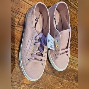 Superga Women's Pink Canvas Sneakers